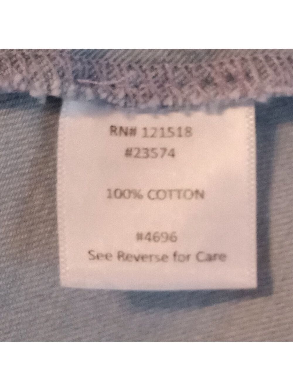 National Embroidered Cotton Denim Patio Dress, Light Blue, Size XL - Picture 7 of 8